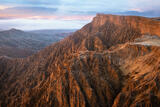 anza borrego state park, blue, california, landscape orientation, pink