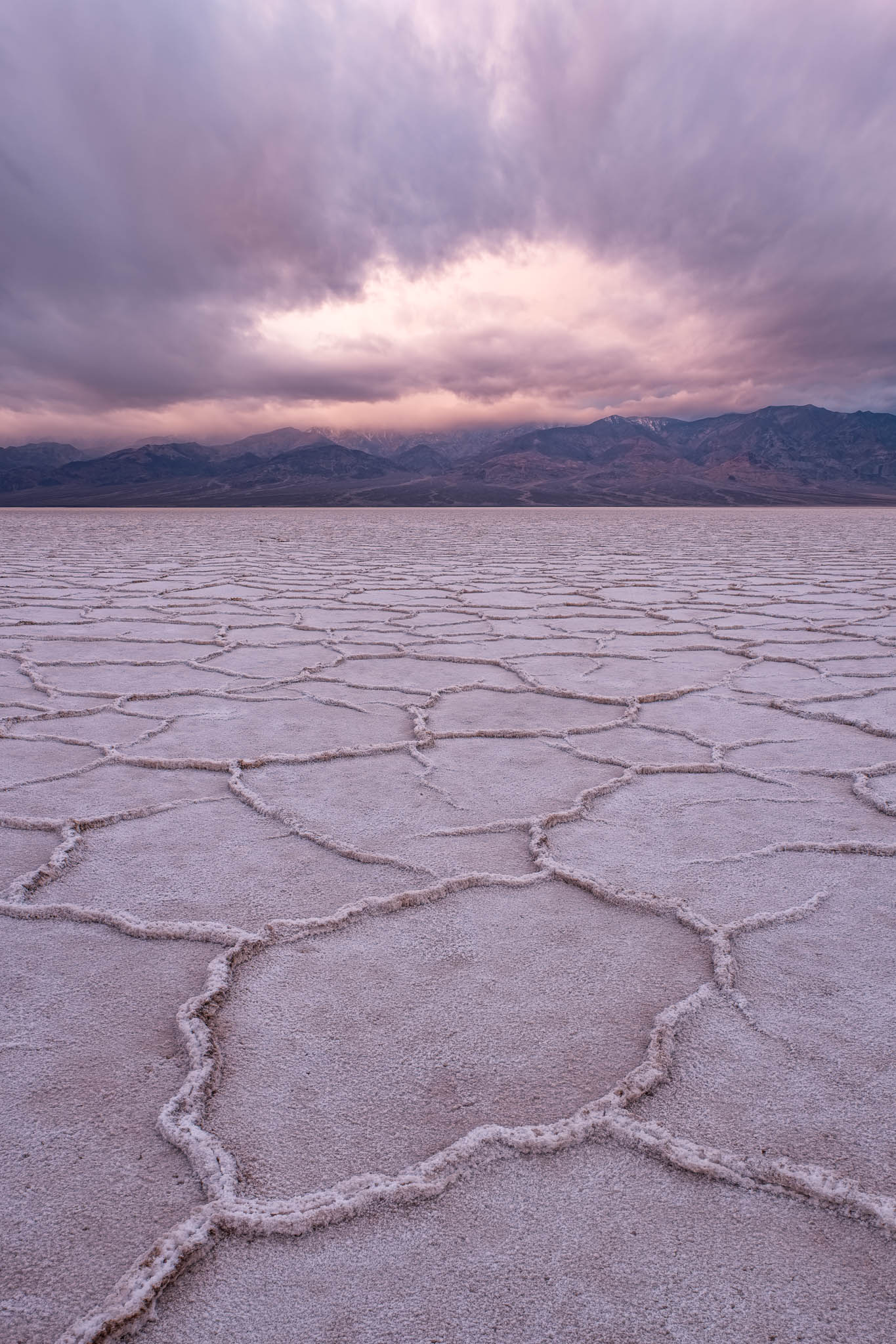 badwater basin, california, death valley national park, desert, mojave desert, pink