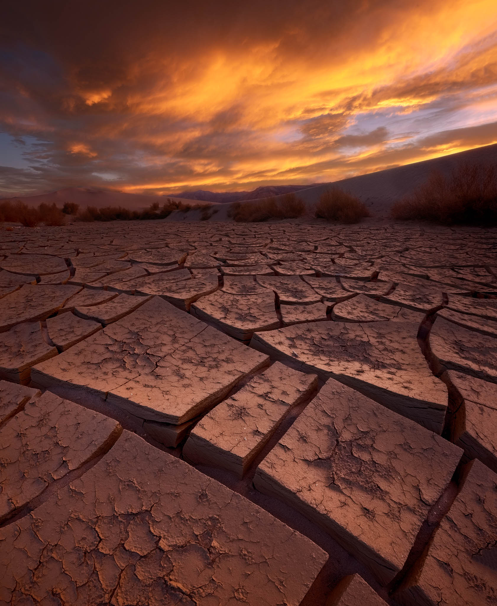 california, death valley national park, desert, mojave desert, orange