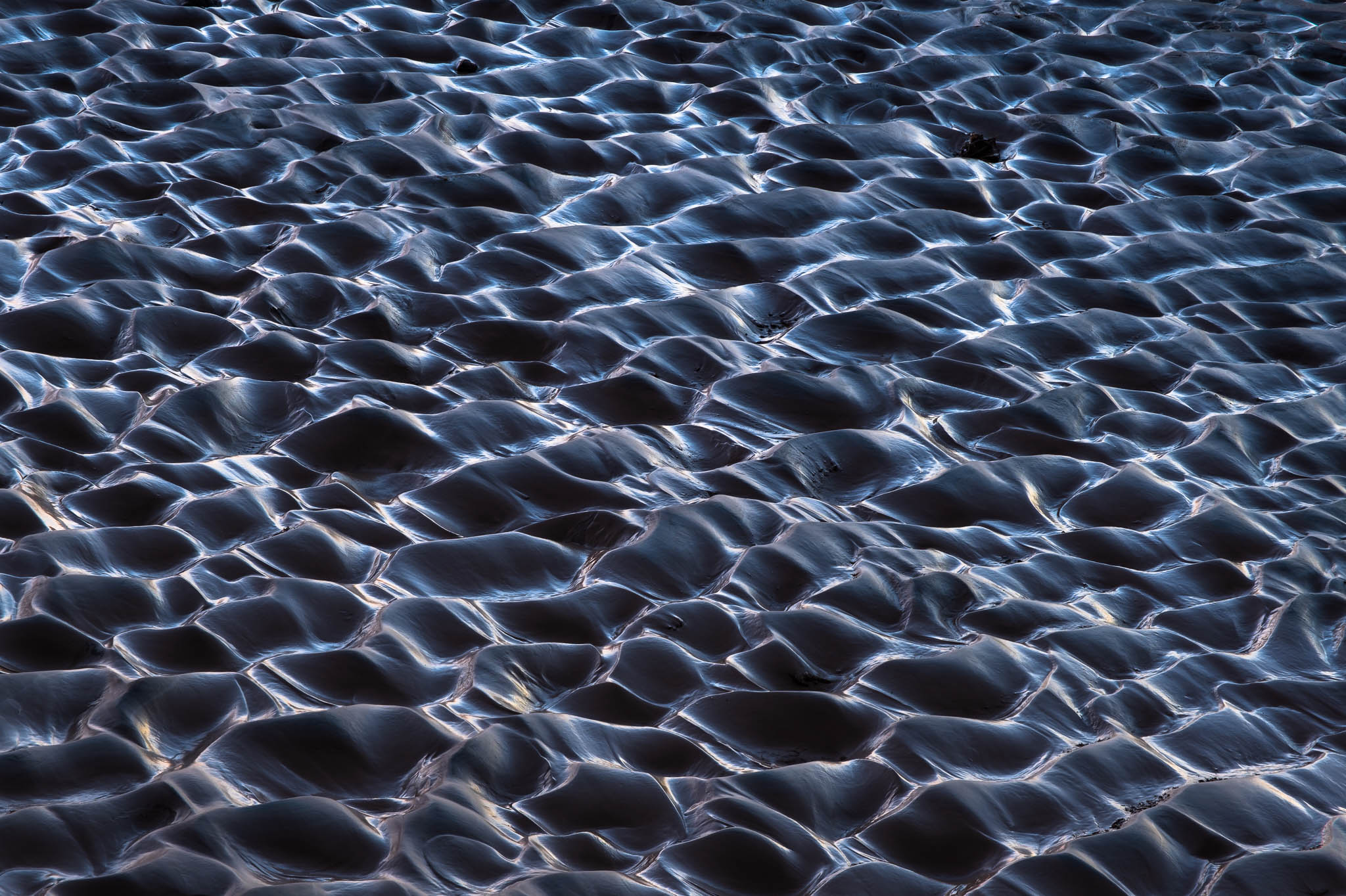 Mud like this is fleeting and rare in the desert, you need a flood to create such ripples. So it is always a joyous occasion...