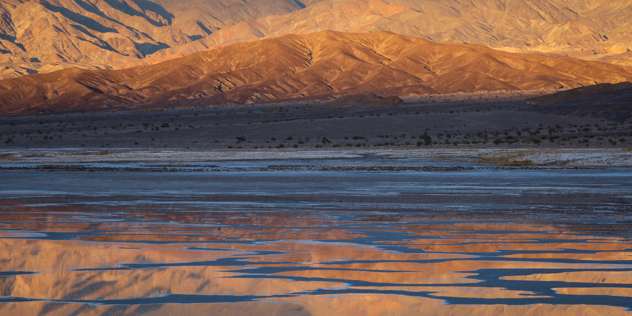 california, cottonball basin, death valley national park, desert, mojave desert, panorama, yellow