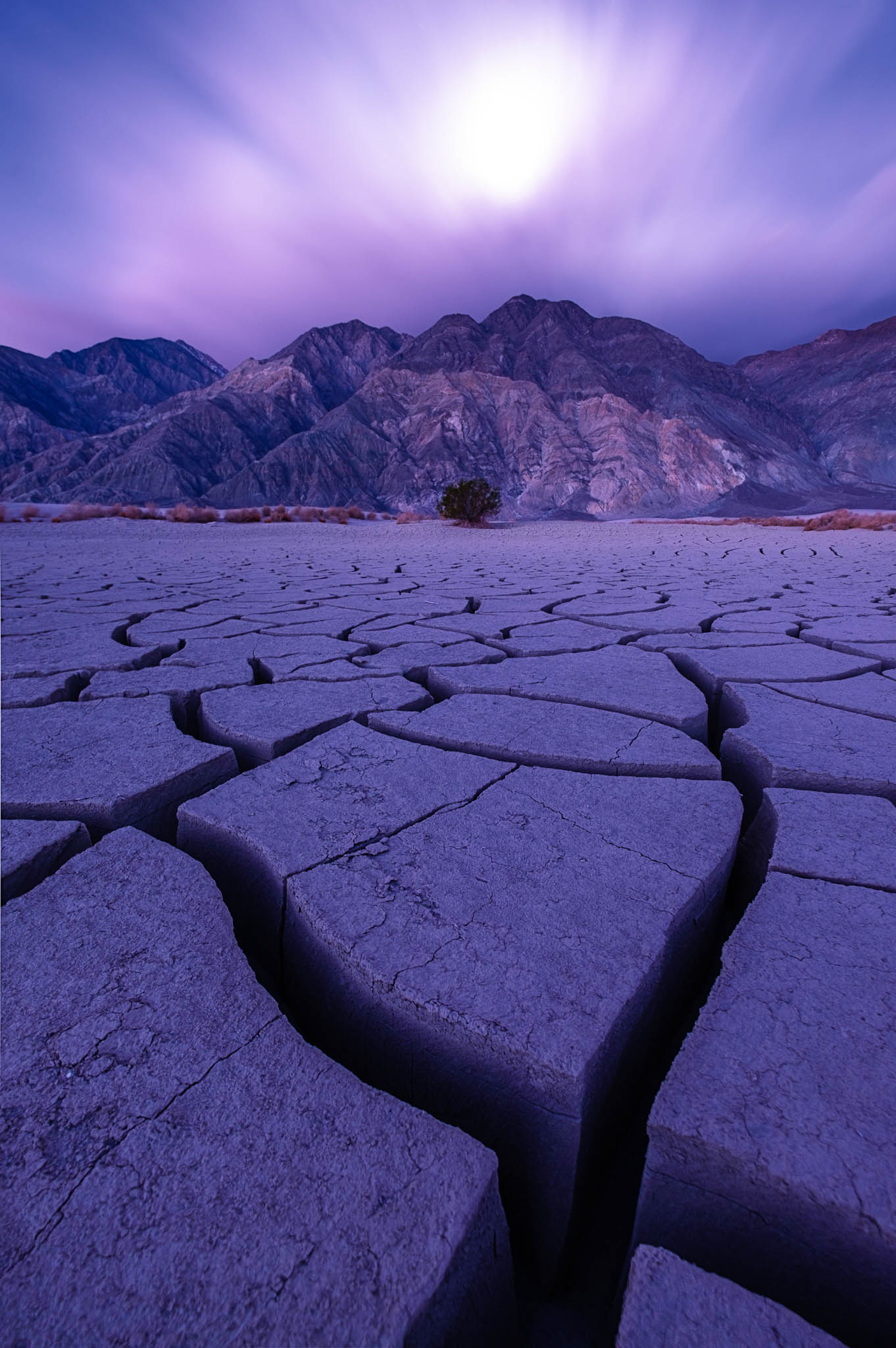 california, death valley national park, desert, mojave desert, purple