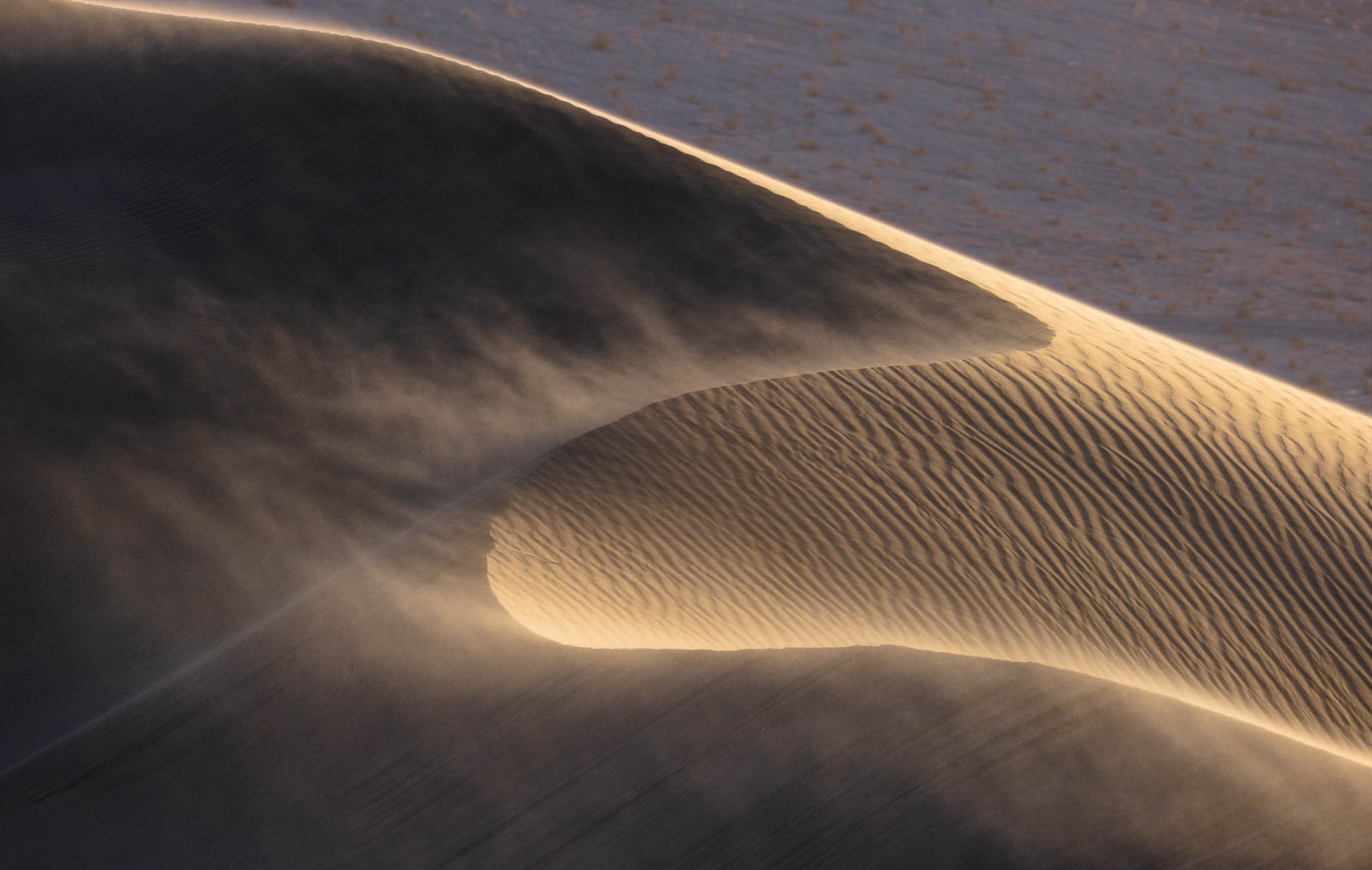 california, death valley national park, desert, landscape orientation, mesquite dunes, mojave desert, yellow