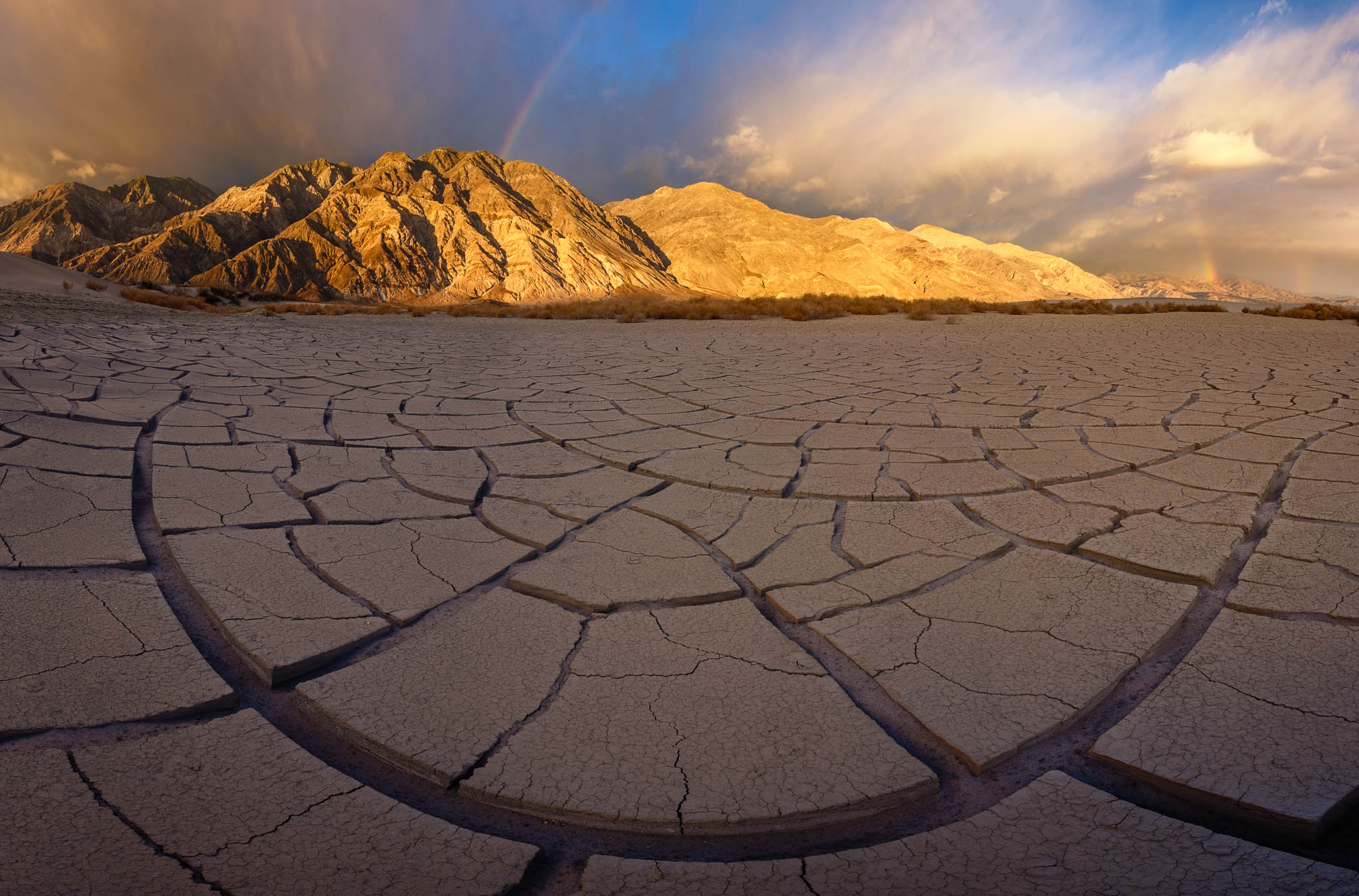 blue, brown, california, death valley national park, desert, landscape orientation, mojave desert